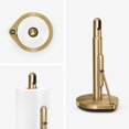 thumbnail image 2 of simplehuman Tension Arm Paper Towel Holder, Brass Stainless Steel, 2 of 6