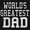 Black, variant on Father's Day World's Greatest Dad Men's Graphic T Shirt Tees Brisco Brands S