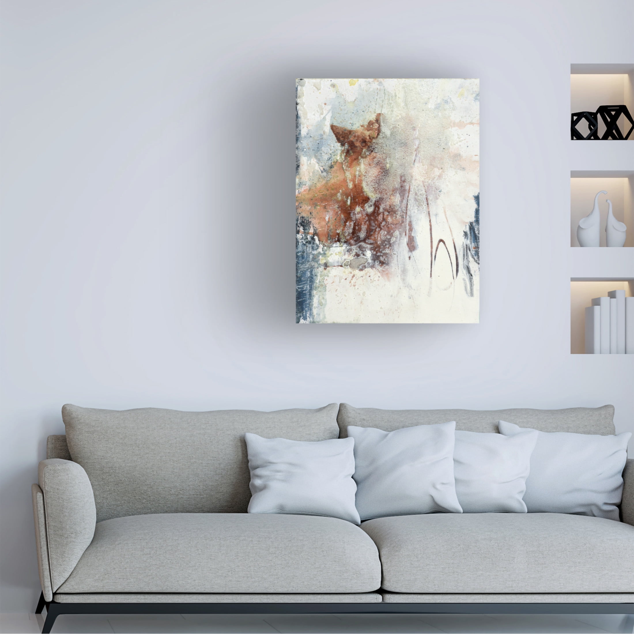 Canvas Wall Art - Deb Chaney 'Miracle Beach' Wall Art for Living Room, Bedroom, or Office Décor by Trademark Fine Art - 14 x 19 Inches