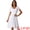 White, variant on DARING DIVA Women's Chiffon Self Tie Multi-wear Dresses L White