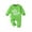 Green, variant on Elippeo Irish Baby Romper 3M 6M 9M 12M St Patricks Day Casual Long Sleeve Round Neck Shamrock Letter Print Jumpsuit Newborn Clothes