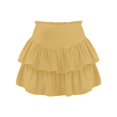 thumbnail image 3 of Women's Irregular Pleated Flared Skort With Built In Adult Skirts for Women plus Size Latex Mini Skirt Wrap Skirts Leather Pleated Skirt Poodle Skirts for Women Rhinestone Fringe Skirt Plaid Midi, 3 of 3