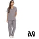 thumbnail image 3 of Conjuntos de uniforme médico para mujer Uniformes médicos de seis bolsillos (cuello en V con pantalón cargo), 3 of 5