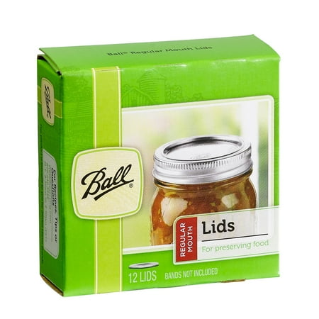 Ball Regular Mouth Lids Set (12 Pieces)