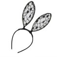 thumbnail image 2 of Hair Accessories Black Bunny Hair Hoop Perfect for Cosplay and Christmas with Adorable Rabbit Ear Shape Design 1Pcs, 2 of 5