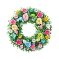 thumbnail image 4 of Corona decorativa para puerta, guirnalda de flores artificiales, decoración colgante para boda 35 centímetros, 4 of 8