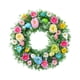 thumbnail image 5 of Corona decorativa para puerta, colorida corona de y , guirnalda de flores artificiales para , decoración de granja, hogar y 35 centímetros, 5 of 8
