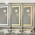 thumbnail image 5 of ABM05R-1 36" W x 30" H Rectangle Frameless LED Anti-fog Bathroom Vanities Wall Mirrors, 5 of 9