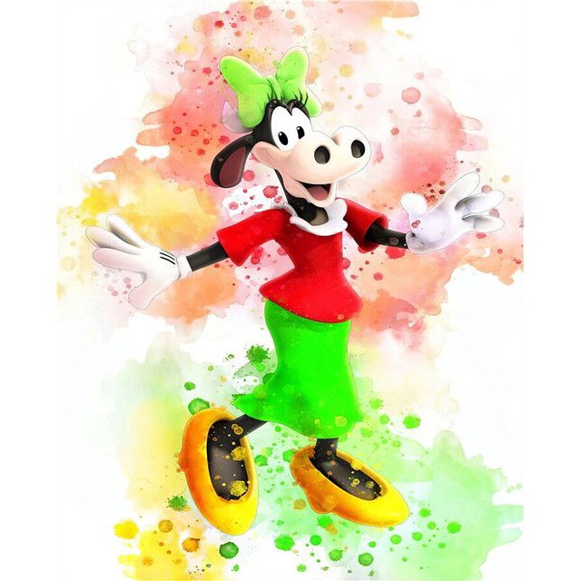Disney Cartoon Posters Mickey Mouse and Donald Duck Canvas Painting and Prints Art Picture Birthday Gift for Kids Room Decor50x70cm Unframed Gao Jinjia LED