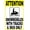 Warning Sign 2, variant on Warning Snowmobiles with Tracks and Skis Only Sign 8"x12" - Aluminum Tin for Home Business Snow Safety