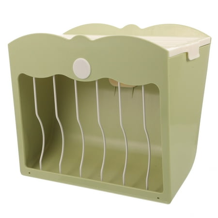 LEORX Bunny Feeder Plastic Light Green for Home Keeps Food Clean and Organized