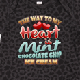 thumbnail image 3 of Inktastic Mint Chocolate Chip Ice Cream Lover Boys or Girls Baby Bodysuit, 3 of 4