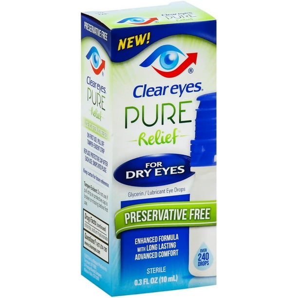 Clear eyes for dry eyes