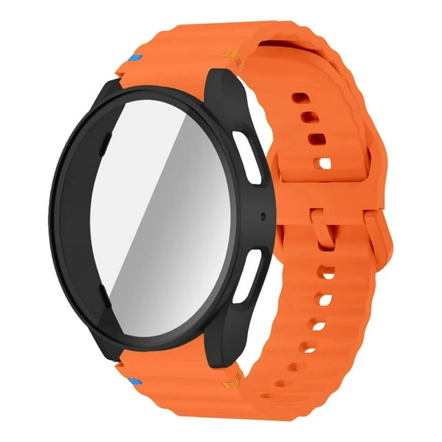 Correa Sport TPU para Galaxy Watch 7/6/5, con Case de Vidrio Templado