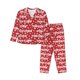thumbnail image 1 of Fotbe Popcorn2 Conjunto de Pijama de Manga Larga para Mujer con Estampado, Ropa de Dormir de 2 Piezas, Conjunto de Casa Suave y Cómodo con Bolsillos-XX-Large, 1 of 7