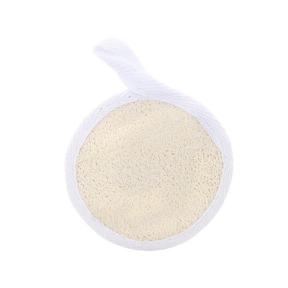 Sifdseng Natural Exfoliating Round Loofah Sponge Pads Made Of Natural Face Loofa Brush Luffa Body and Facial Scrub Pad Personal Care Close Skin for Men and Women for Bath Best Friend Christmas Gifts
