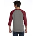 thumbnail image 3 of BELLA + CANVAS - Unisex Three-Quarter Sleeve Baseball Tee - 3200, 3 of 3