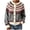 Gray, variant on Women Plus Size Horn Toggle Button Knit Cardigan Fair Isle Long Sleeve Sweater Jacket Crew Neck Knit Outwear