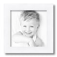 thumbnail image 2 of ArtToFrames 10" x 10" Contemporary White with Lip Picture Frame, 10x10 inch White Wood Poster Frame (WOM-2032), 1 Pack, 2 of 6