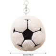 thumbnail image 3 of Jiibva Plush Sport Ball Keychain, Plush Basketball Football Keyring for Sport Lover Purse Bag Charms Pendant Keychain for Men Women, 3 of 7