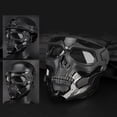 thumbnail image 3 of Casco Táctico kusrkot cara completa máscara militar CS Negro Máscaras de calavera de rostro completo, 3 of 8