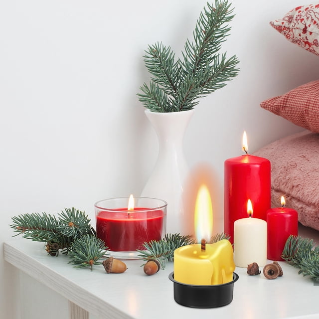 VERDANVERSE 4Ud De Metal Plateado Con Simple Para Festiva Y Hogar