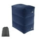thumbnail image 2 of 1 almohada inflable para avión con reposapiés de altura ajustable (azul oscuro), 2 of 5
