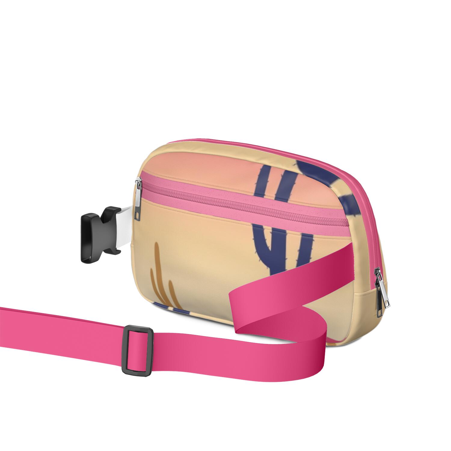 Fanny Packs for Women Fashion Waist Packs Bag with Adjustable Strap Cactus Desert Waterproof Everywhere Crossbody Belt Bag for Outdoor Sports