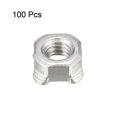 thumbnail image 3 of Unique Bargains M6 Square Nuts Carbon Steel Machine Screw Weld Nut 100 Pcs, 3 of 3