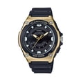 thumbnail image 3 of Casio Men's 47mm Resin Strap Analog Wristwatch, Black and Gold, (MWC100H-9AV), 3 of 3