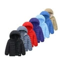 thumbnail image 4 of ESHOO Little Boys Girls Winter Warm Hooded Coats Jackets Solid Puffer Coats Outwear, 3-11 Years, 4 of 4