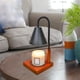 thumbnail image 1 of Lámpara de cera para derretir velas aromáticas eléctricas, luces de noche decorativas, luz de fusión de cera para sala de estudio, hogar, sala de Negro BLESIY lámpara calentador de velas, 1 of 6