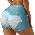 thumbnail image 1 of Fotbe Bathtub with Soap Bubbles Shorts Sin Costuras – Shorts Deportivos de Cintura Alta para Mujer, Elásticos para Gimnasio, Yoga, Running o Ciclismo-XX-Large, 1 of 8