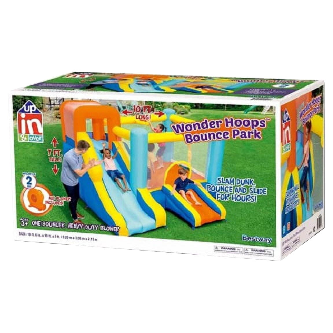 Bestway H2OGO! Wonder Hoops Kids Inflatable Mega Bounce Park
