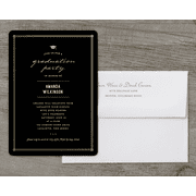 Elegant Grad Deluxe Graduation Invitation