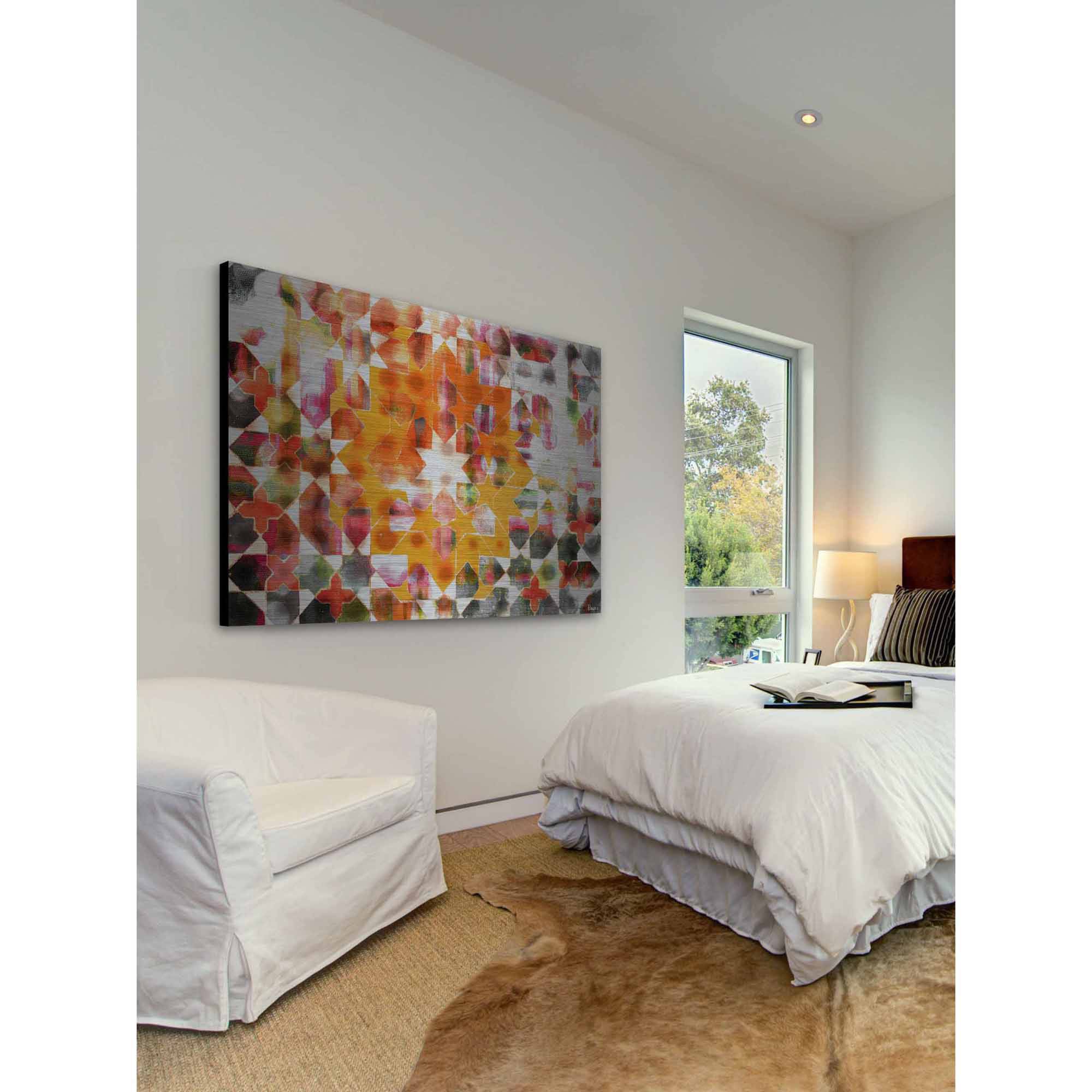 Parvez Taj Zinn Art Print on Brushed Aluminum