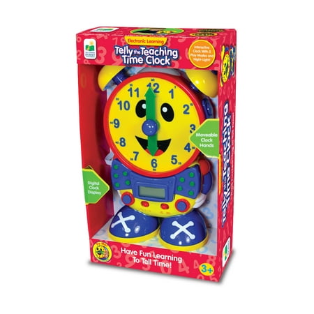 The Learning Journey Telly The Teaching Time Clock, Primary Color