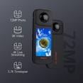 thumbnail image 2 of PANOX V2 360 Action Camera,5.7K 360 HDR Video,72MP 360° Photo+5.7K30FPS 360° Video+4K 360° Live Streaming,3-inch Smart Touchscreen,AI Editing,with Extension Rod, Lens Cap,Memory Card, 2 of 6