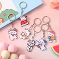 thumbnail image 3 of Baohd Cartoon Keychain Ring Fashion Cute Animal Acrylic Door Car Key Holder Backpack Purse Wallet Keyring Pendant for Female Type 4, 3 of 8