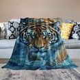 thumbnail image 2 of ONETECH Blanket Wild Animal Print Throw Blankets for Couch Sofa Bed Stuff Decor Soft Cozy Plush Flannel Bedding for Baby Girls Boys Kids Women Man Adults Lover, 2 of 6
