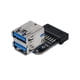 thumbnail image 3 of DQrwqpou Adaptador Placa Base USB 3.0 20 Pines A USB 3.0 Doble Tipo A (B), 3 of 8