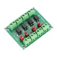 thumbnail image 4 of Pc817 Optocoupler Isolation Module,817 Optocoupler 4-way Voltage Isolation Board Voltage Control Transfer Module, 4 of 8