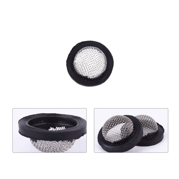 FOLOYORI 40Pcs Black Rubber Gasket for Shower Hose Head Sealing Washers 1In