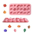 thumbnail image 4 of ​​LYINGF​​ Fall Silicone Candy Molds with 36 Cavities - 3D Autumn Maple and Pumpkin Shapes for Thanksgiving Treats, Seasonal Baking Molds for Chocolate and Candies, 4 of 9