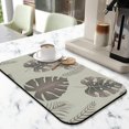 thumbnail image 2 of Multi-Purpose Coffee Drying Mat (19.5x12in) - Superior Absorbent Dish Drying Pad with Non-Slip Rubber Back - Excellent for Kitchen Counters, Hides Stains, Coffee Mat Diatom Mud for Quick Drying, 2 of 7