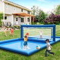thumbnail image 5 of Relunch Inflatable Volleyball Court Gaint Beach Volleyball Pool with Air Pump, Water Volleyball Field for Outdoor Sport Game, 5 of 10