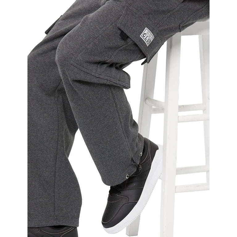 Pro Club Men's Heavyweight Fleece Cargo Pants