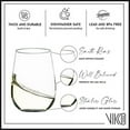 thumbnail image 2 of Vikko Stemless Wine Glass, 16 Ounce Wine Glasses Set of 6, White or Red Wine Glass, Classic and Elegant Wine Glasses, 2 of 2