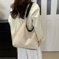 thumbnail image 4 of Bolso de hombro grande de estilo retro tejido coreano de Ins, bolso de paja, bolso de playa de vacaciones para mujer., 4 of 10