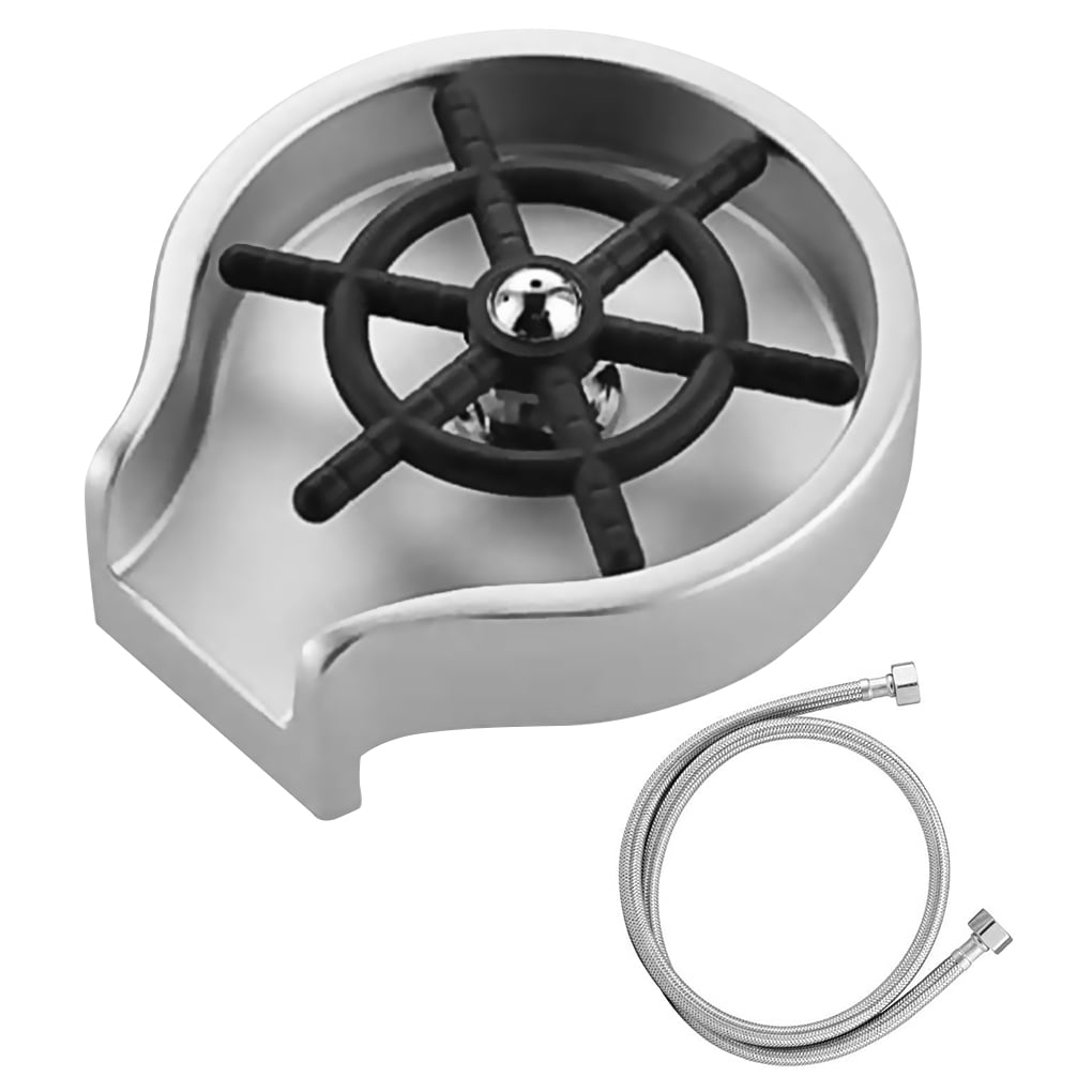 Glass Rinser For Home Sink Automatic Cup Scourer Washer Bar Coffee